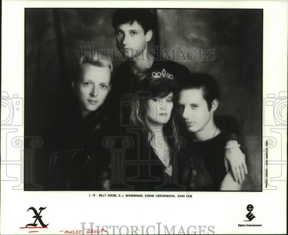 1993 Press Photo Members of the music group X - hcp11266- Historic Images