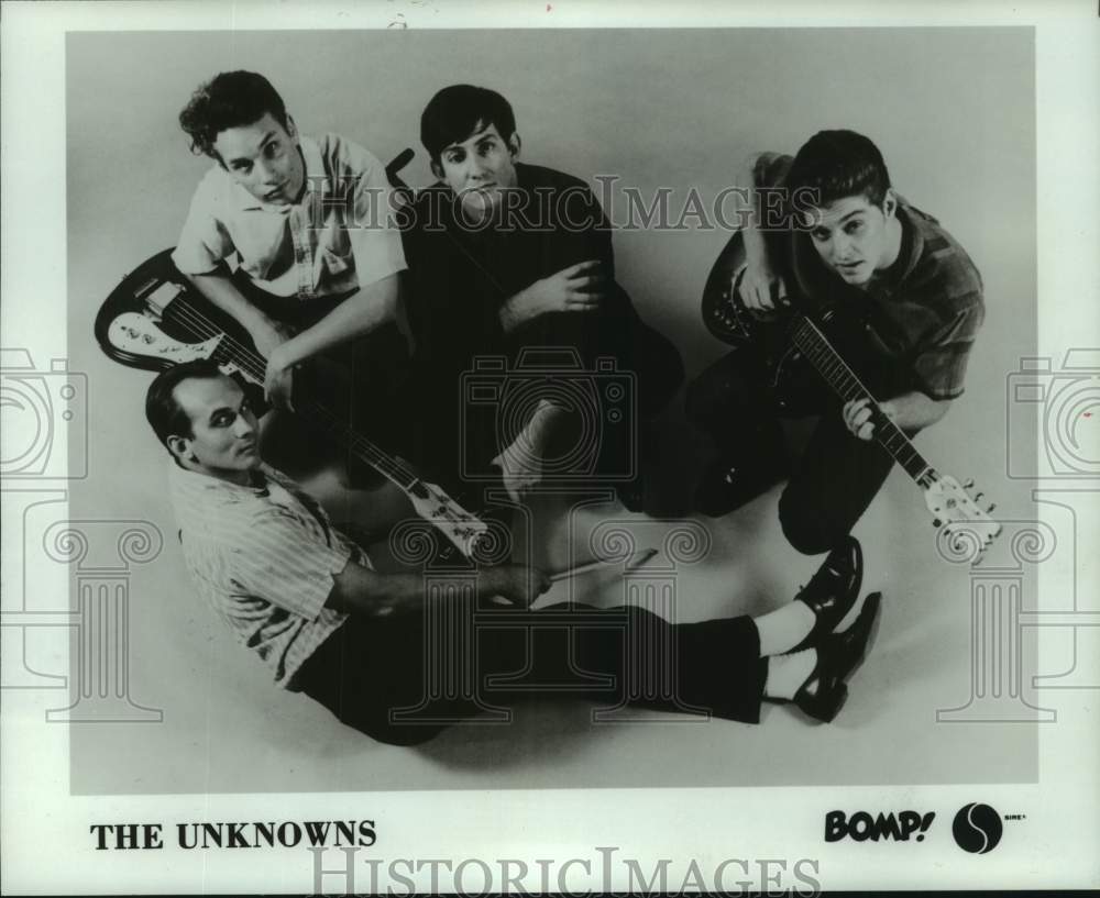 1985 Press Photo Members of the pop music group The Unknowns - hcp11283- Historic Images