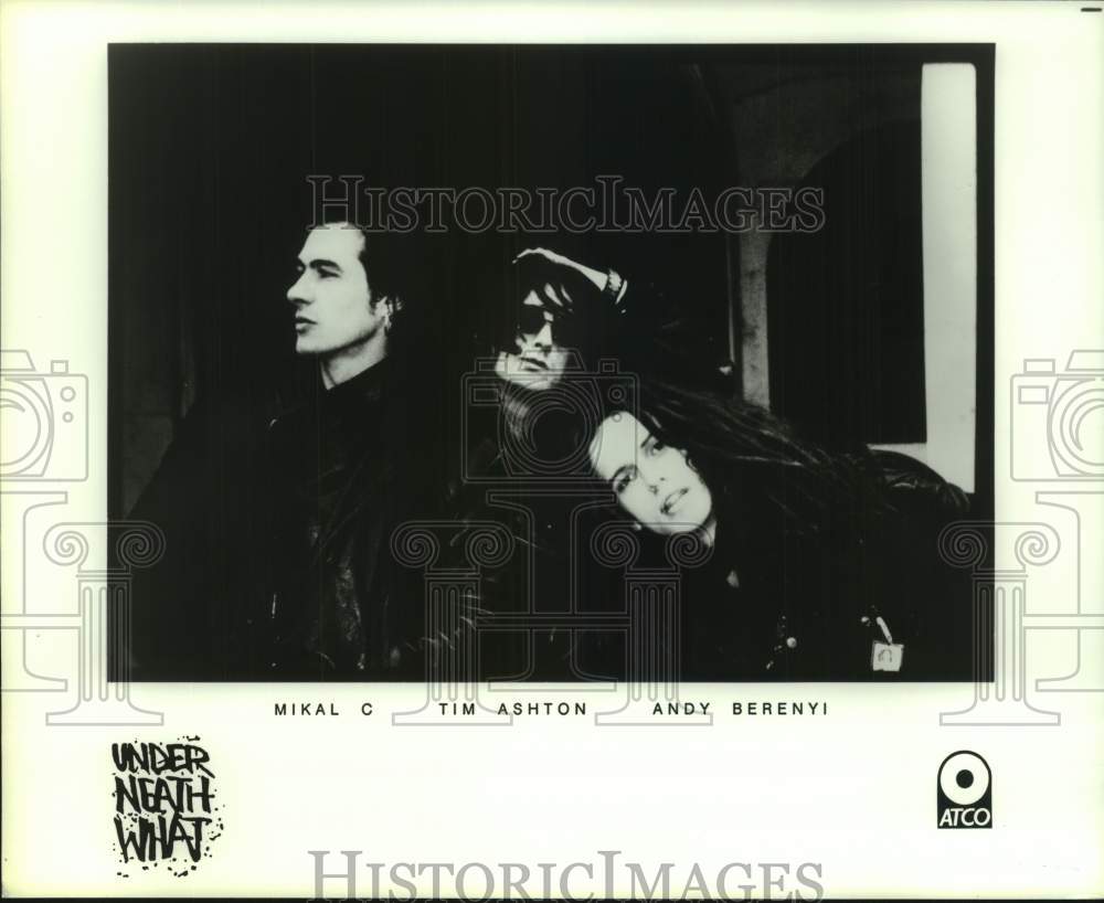 1990 Press Photo Members of the music group Under Neath What - hcp11303- Historic Images