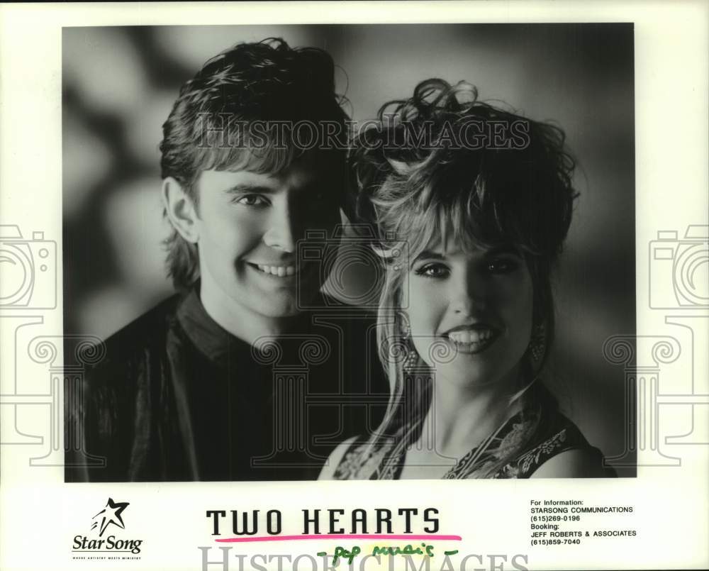 1994 Press Photo Members of the Pop Music Group &quot;Two Hearts&quot; - hcp11318- Historic Images