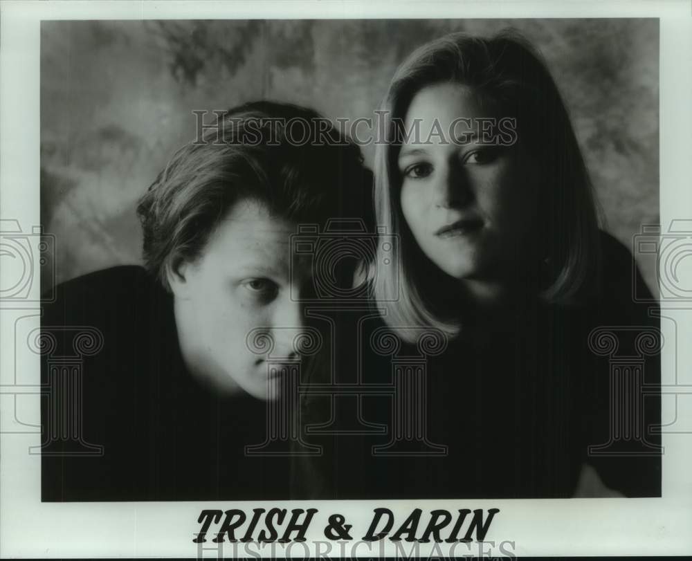 1991 Press Photo Musical group &quot;Trish &amp; Darin&quot; - hcp11330- Historic Images