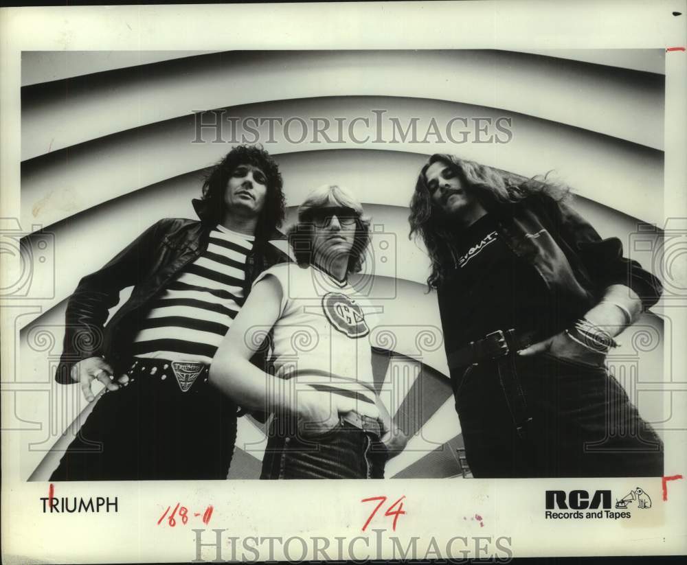 1981 Press Photo Rock Music group &quot;Triumph&quot; - hcp11337- Historic Images