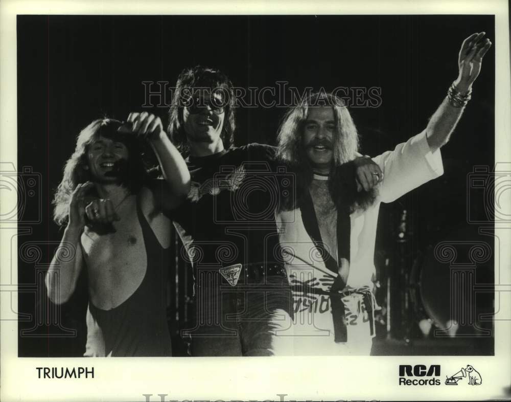 1981 Press Photo Rock Music group &quot;Triumph&quot; - hcp11338- Historic Images