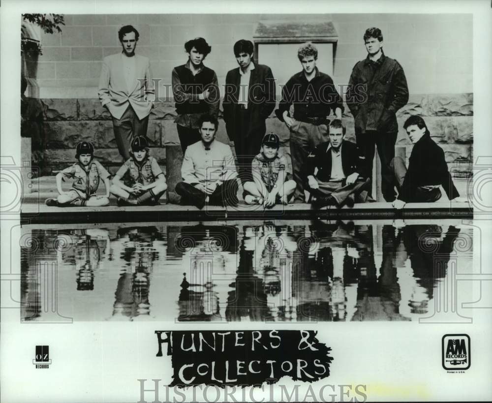 1983 Press Photo Pop music group &quot;Hunters &amp; Collectors&quot; - hcp11344- Historic Images