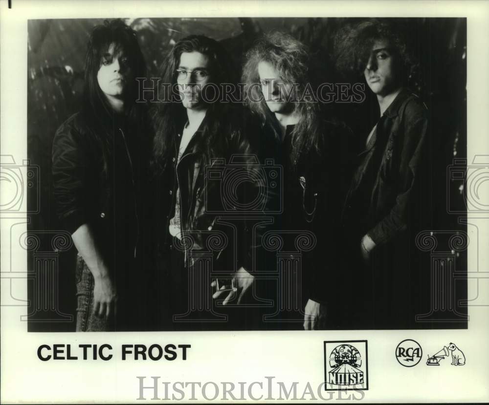 1990 Press Photo Musical Group, Celtic Frost - hcp11372- Historic Images