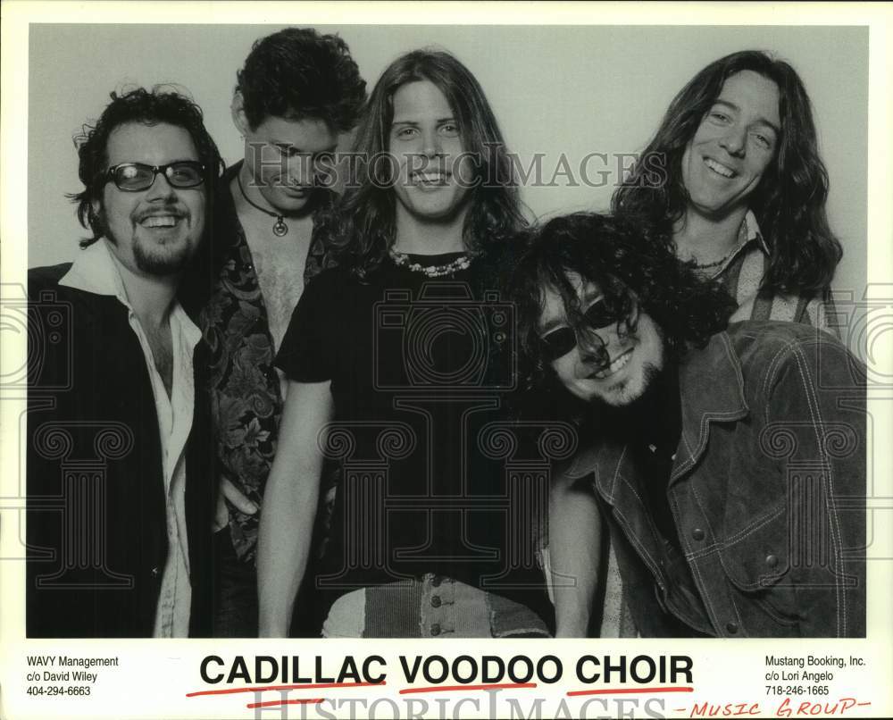 1991 Press Photo Music Group, Cadillac Voodoo Choir - hcp11374- Historic Images