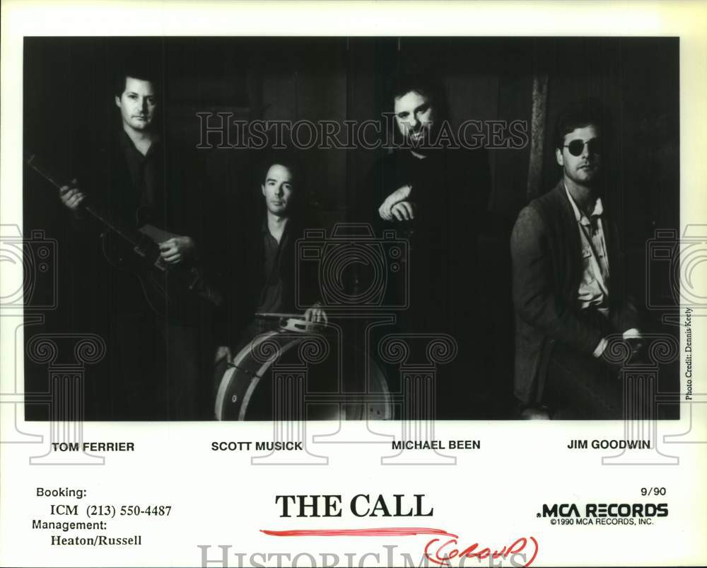 1990 Press Photo Members of Musical Group, The Call - hcp11375- Historic Images