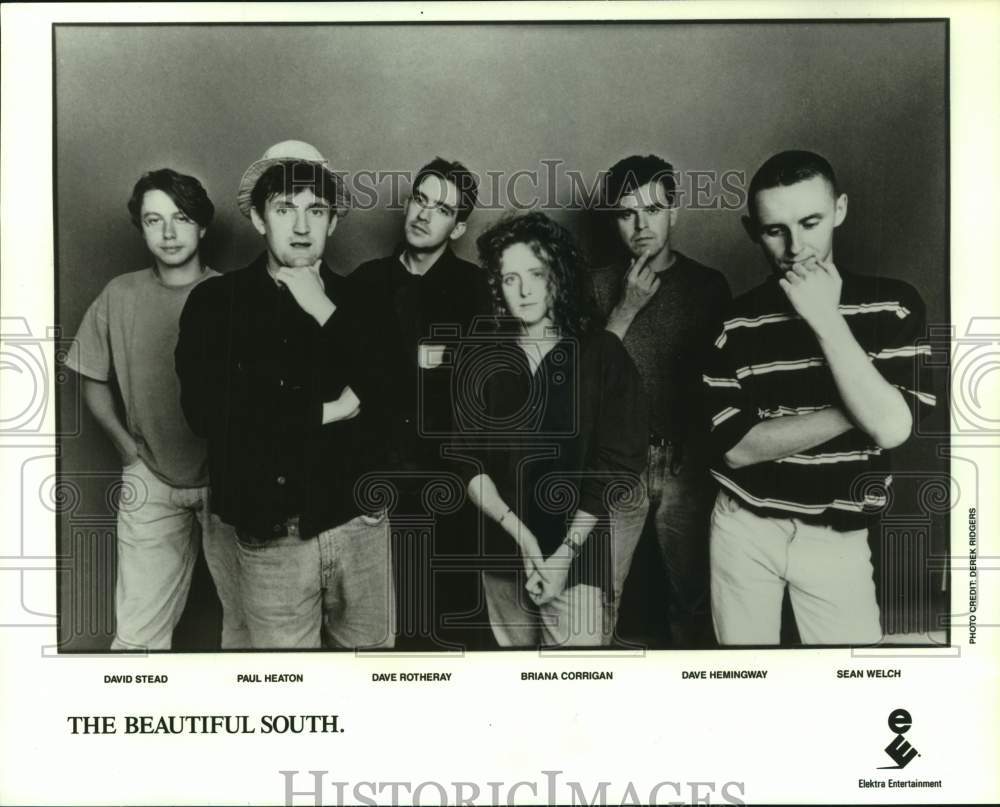 1990 Press Photo Members of The Beautiful South Music Group - hcp11378- Historic Images