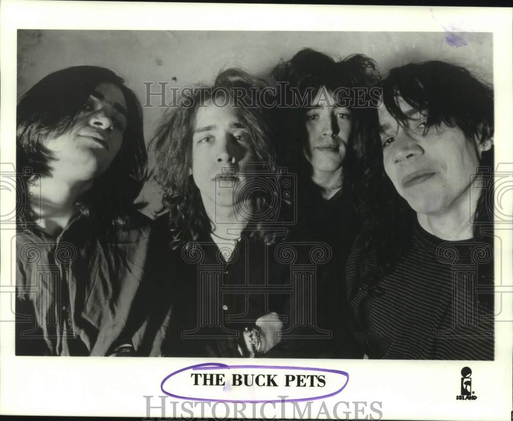 1989 Press Photo Members of the Rock Group The Buck Pets - hcp11407- Historic Images