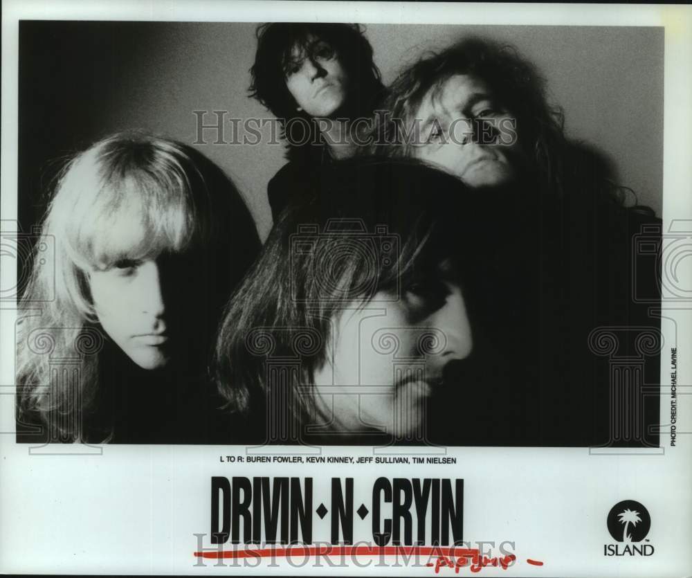 1991 Press Photo Members of Pop Group, Drivin N Cryin - hcp11414- Historic Images