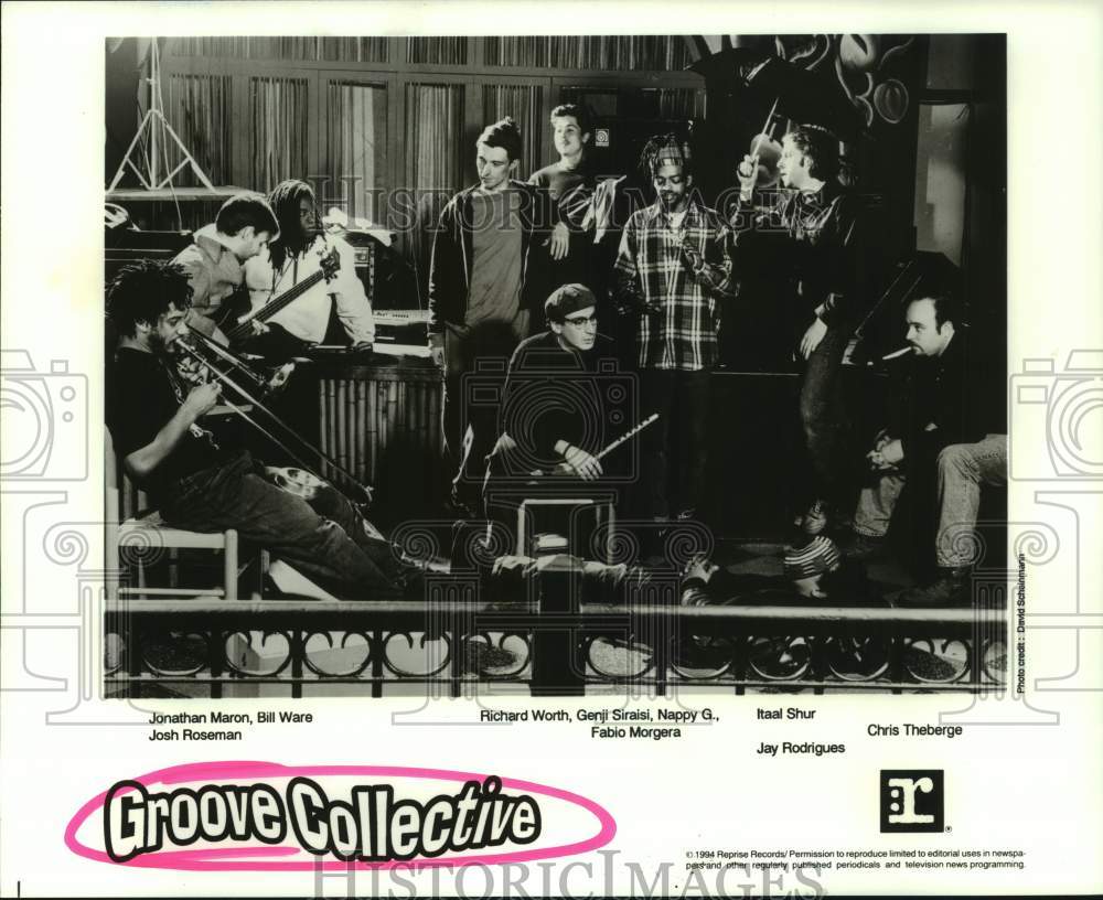 1994 Press Photo The Groove Collective - American jazz band - hcp11440- Historic Images