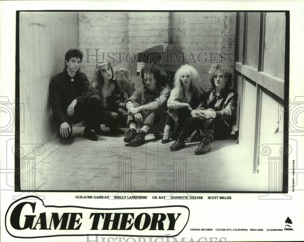 1988 Press Photo Members of the Rock Group, Game Theory - hcp11451- Historic Images