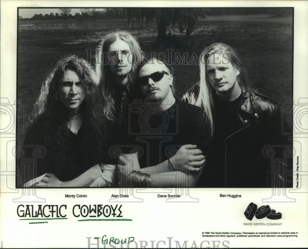 1993 Press Photo Galactic Cowboys band members - hcp11462- Historic Images