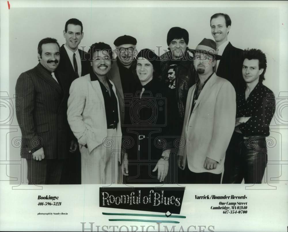 1987 Press Photo Roomful of Blues band members - hcp11471- Historic Images