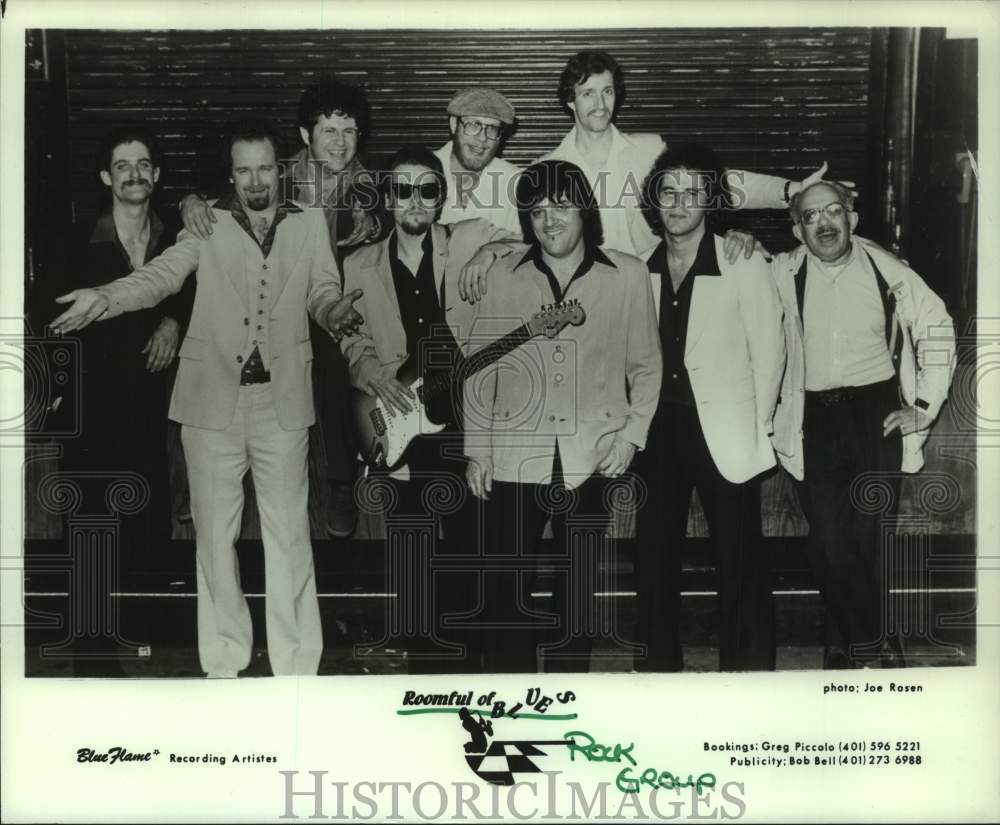 1983 Press Photo Members of Rock Group Roomful of Blues - hcp11476- Historic Images