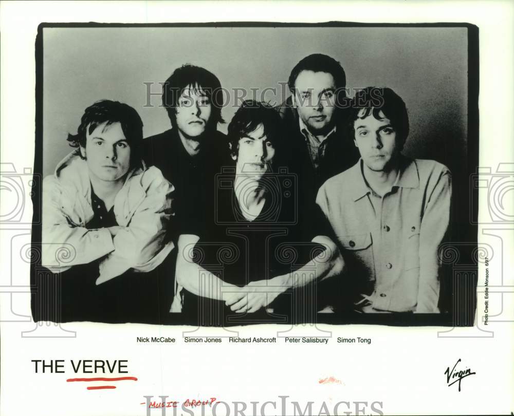 1997 Press Photo The Verve - English rock band - hcp11488- Historic Images