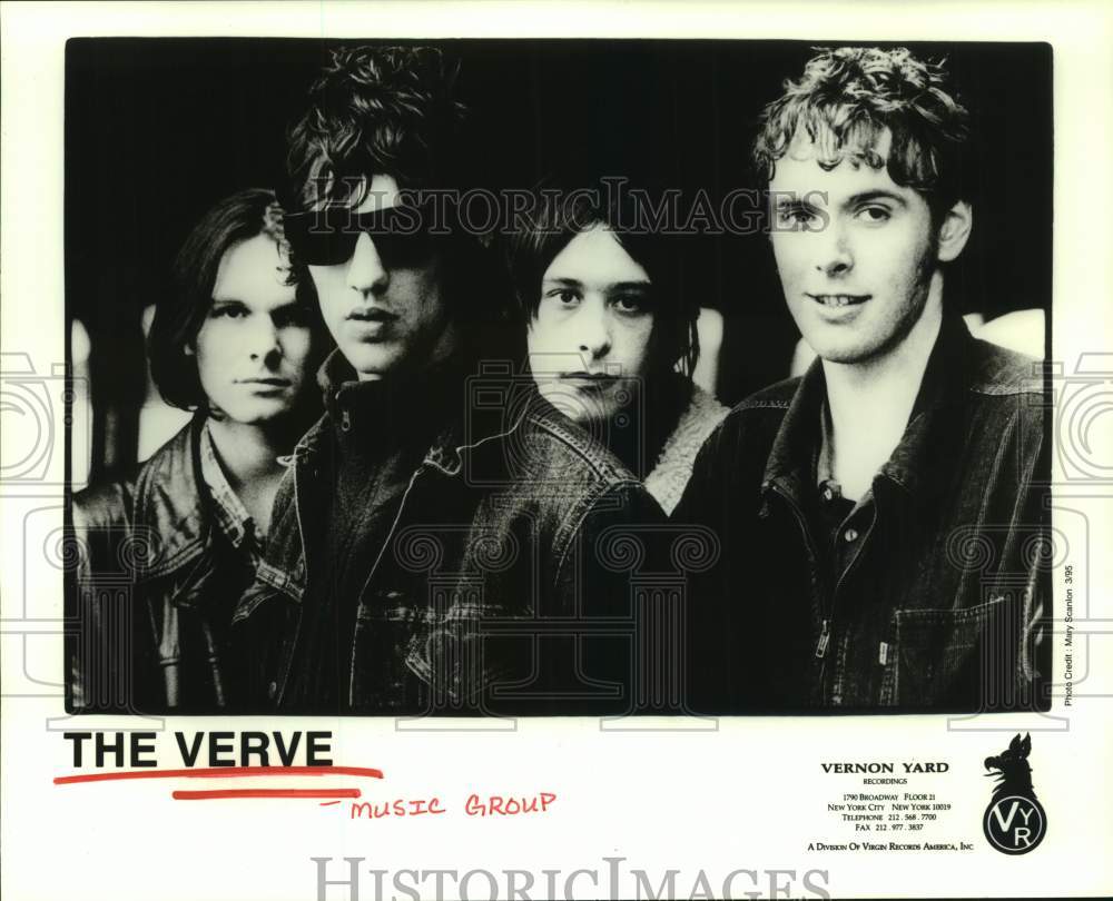 1995 Press Photo Members of the rock band The Verve - hcp11489- Historic Images