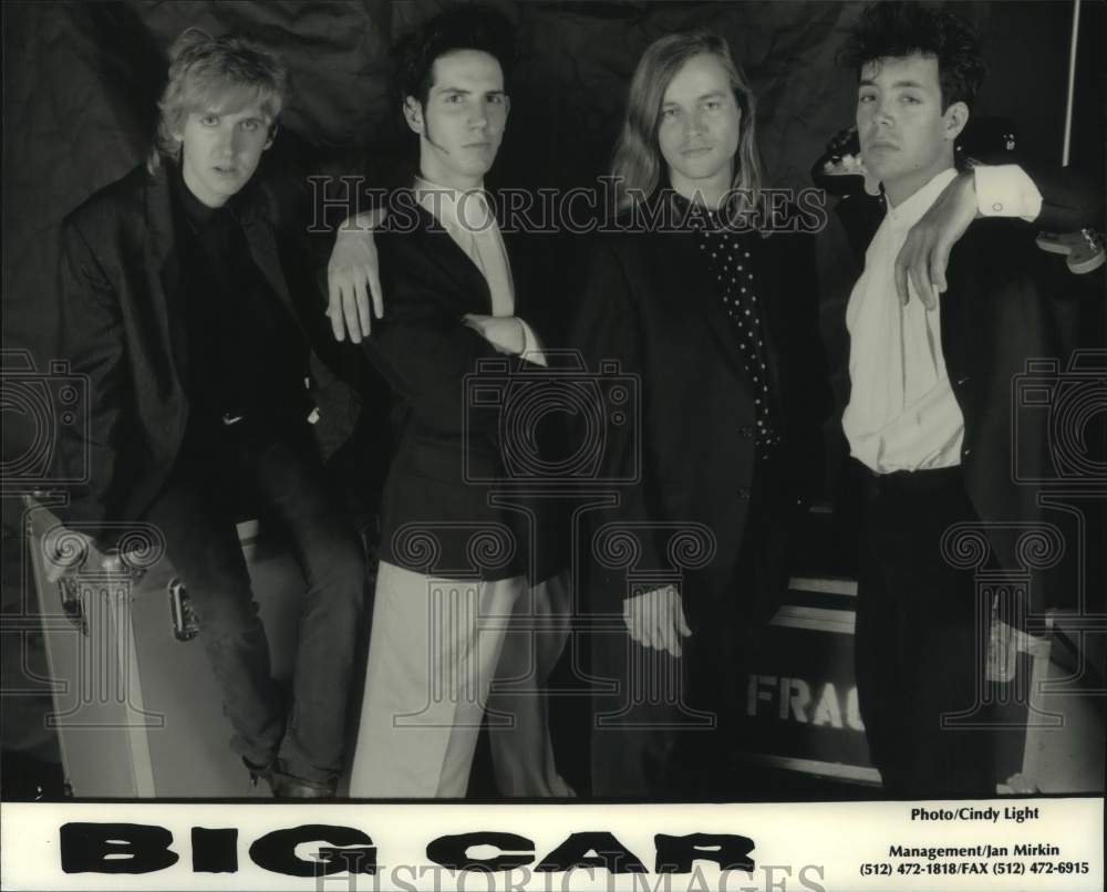 1991 Press Photo Music group Big Car. - hcp11511- Historic Images