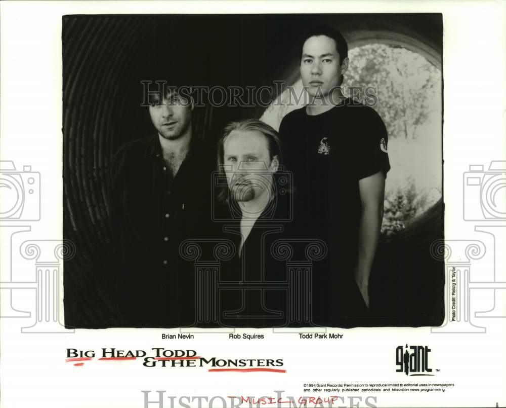 1994 Press Photo Music Group Big Head Todd and the Monsters - hcp11514- Historic Images