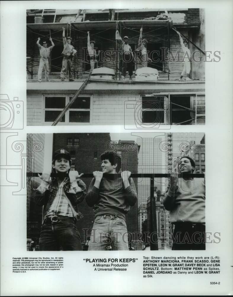 1986 Press Photo Comedy Stars in Movie Playing for Keeps - hcp11521- Historic Images