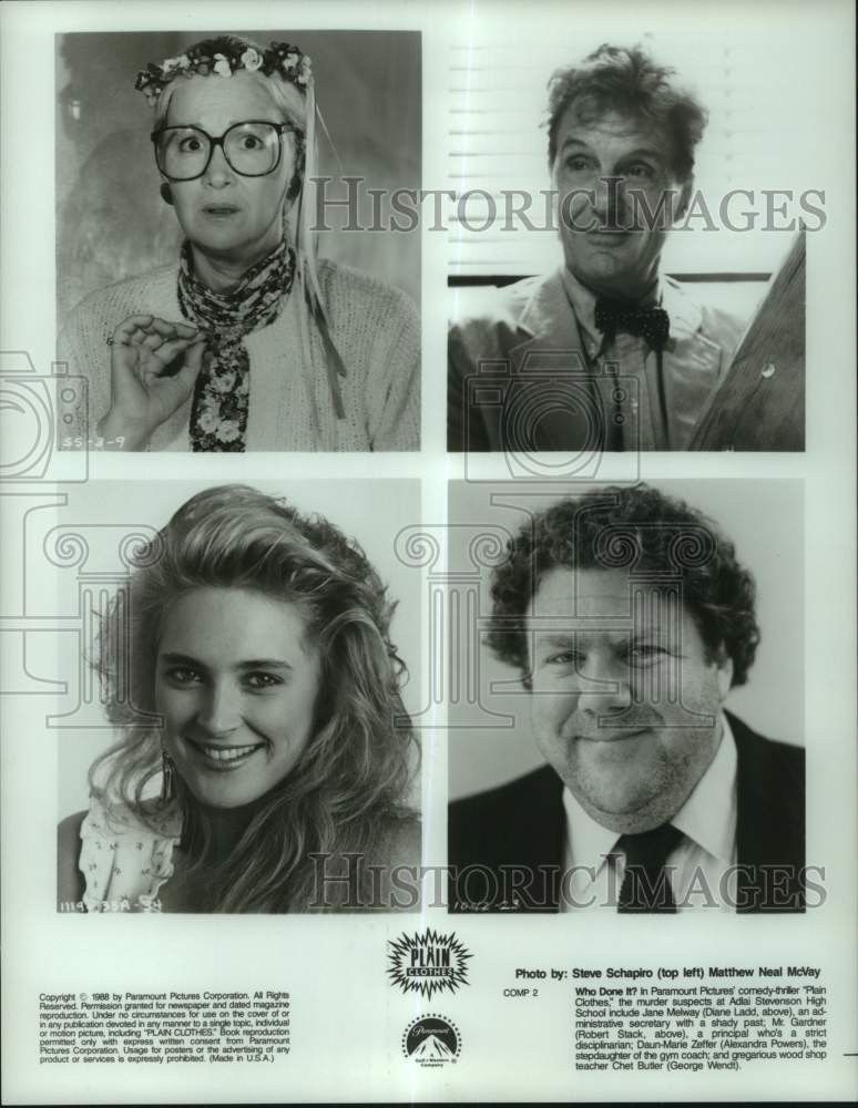 1988 Press Photo Murder suspects - &quot;Plain Clothes&quot; movie - hcp11560- Historic Images