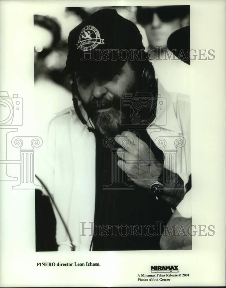 Press Photo Director Leon Ichaso of the Film &quot;Pinero&quot; - hcp11618- Historic Images