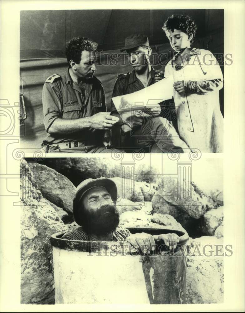 1987 Press Photo Actors in scenes from the movie &quot;The Smile of the Lamb&quot;- Historic Images