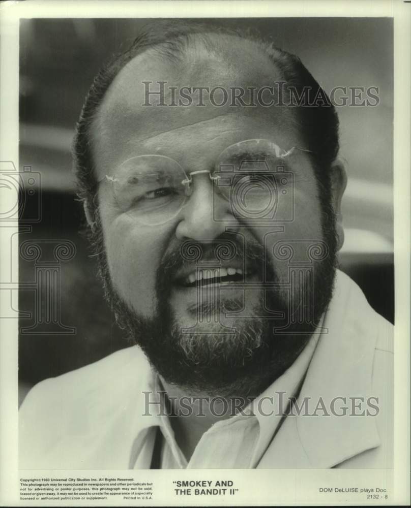 1990 Press Photo Dom DeLuise plays Doc in "Smokey and the Bandit II"- Historic Images