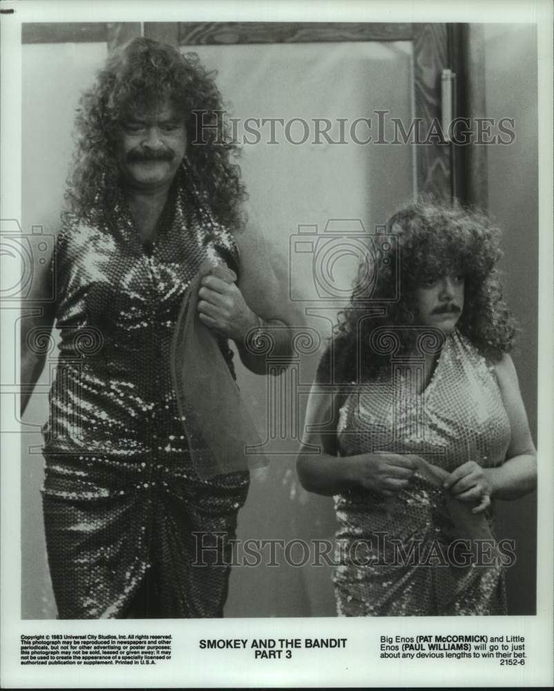 1983 Press Photo Actors during the movie "Smokey and the Bandit Part 3"- Historic Images