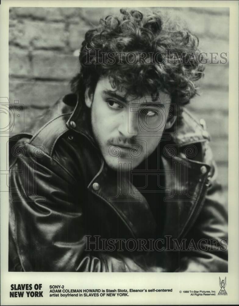 1989 Press Photo Actor Adam Coleman Howard starring in Slaves of New York.- Historic Images