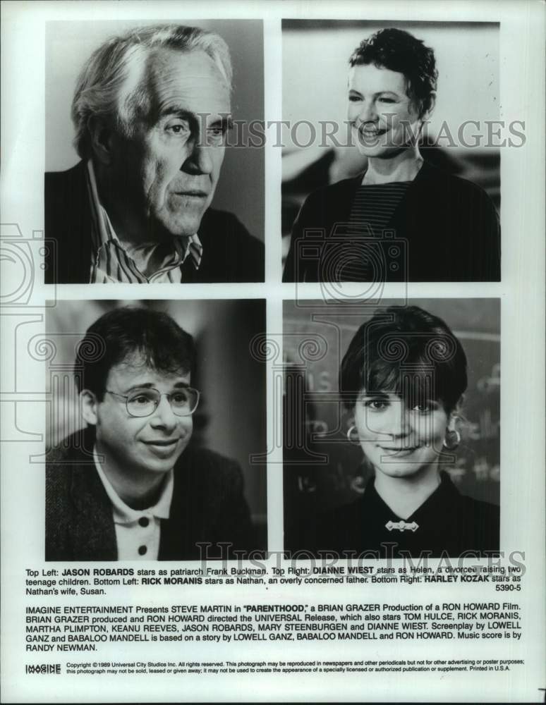 1989 Press Photo Cast of &quot;Parenthood&quot;, directed by Ron Howard - hcp11704- Historic Images