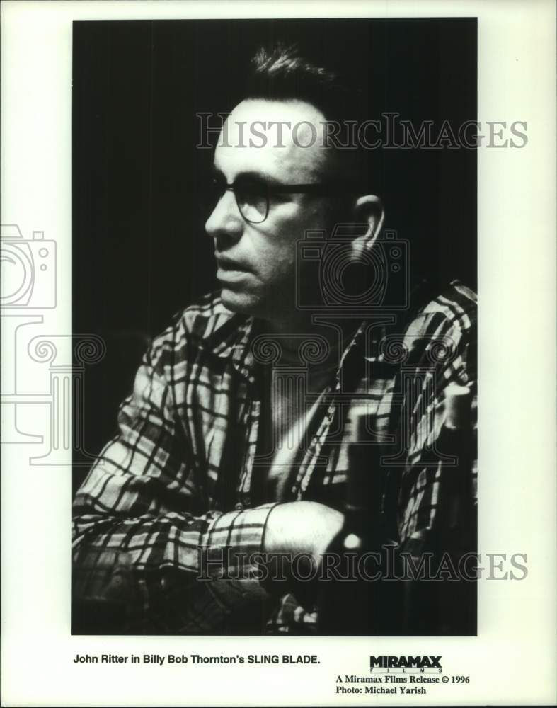 1996 Press Photo John Ritter acts in Billy Bob Thornton&#39;s Sling Blade- Historic Images