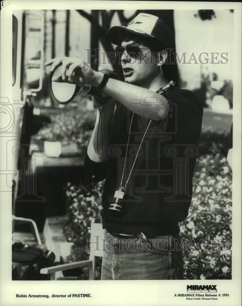 1991 Press Photo Robin Armstrong, director of Pastime movie - hcp11790- Historic Images