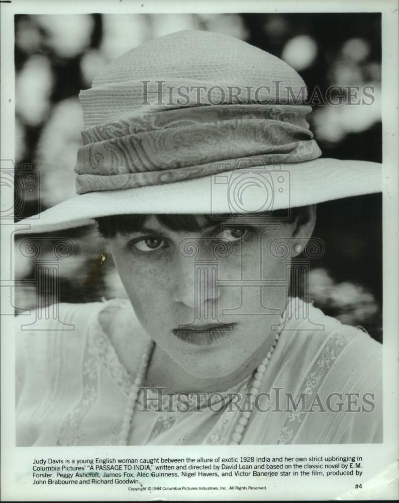 1984 Press Photo Actor Judy Davis in &quot;A Passage to India&quot; - hcp11813- Historic Images