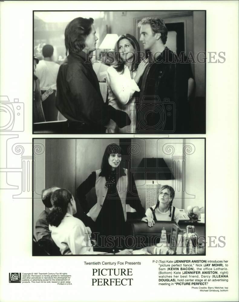 1997 Press Photo Actors during scenes from the movie &quot;Picture Perfect&quot;- Historic Images