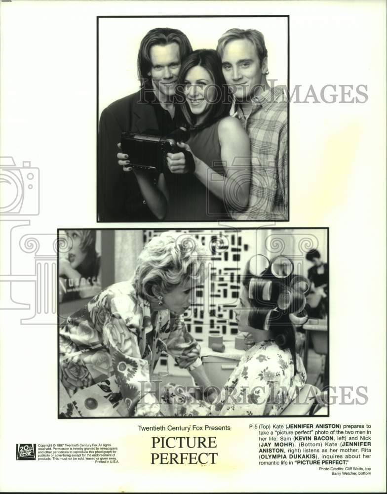 1997 Press Photo Actors in scenes from the movie Picture Perfect - hcp11844- Historic Images