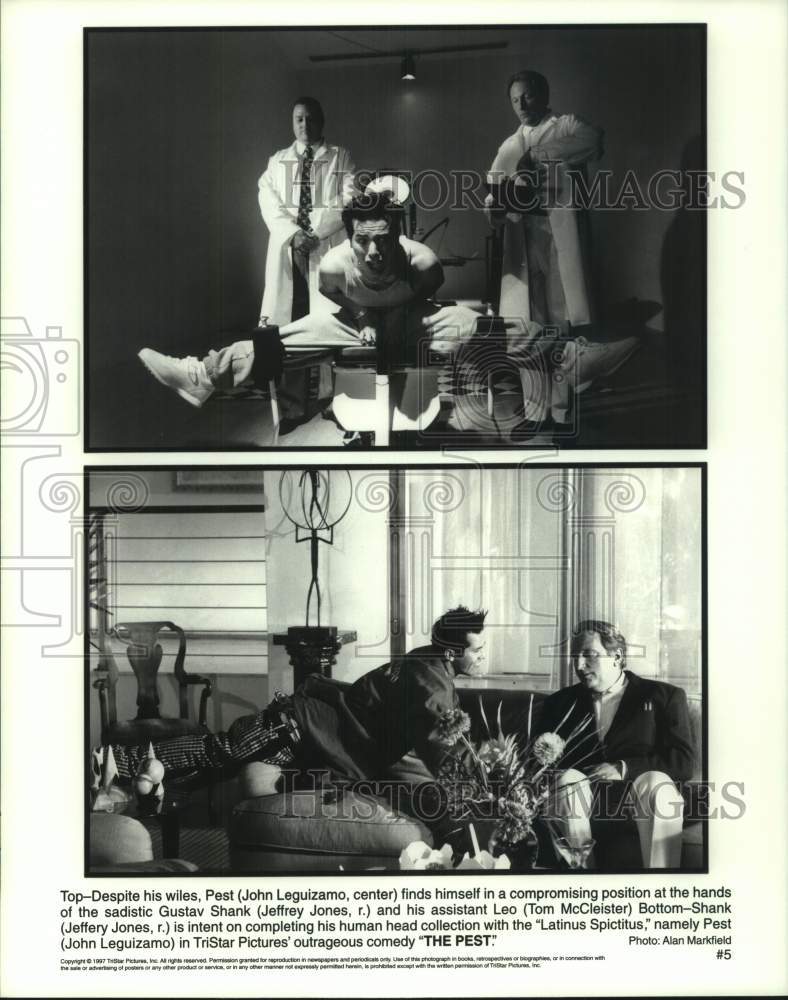 1997 Press Photo Scenes from &quot;The Pest&quot; Movie Starring John Leguizamo- Historic Images