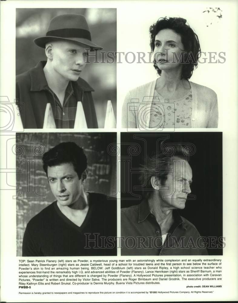 1995 Press Photo Scenes from &quot;Powder&quot; Movie Starring Sean Patrick Flanery- Historic Images