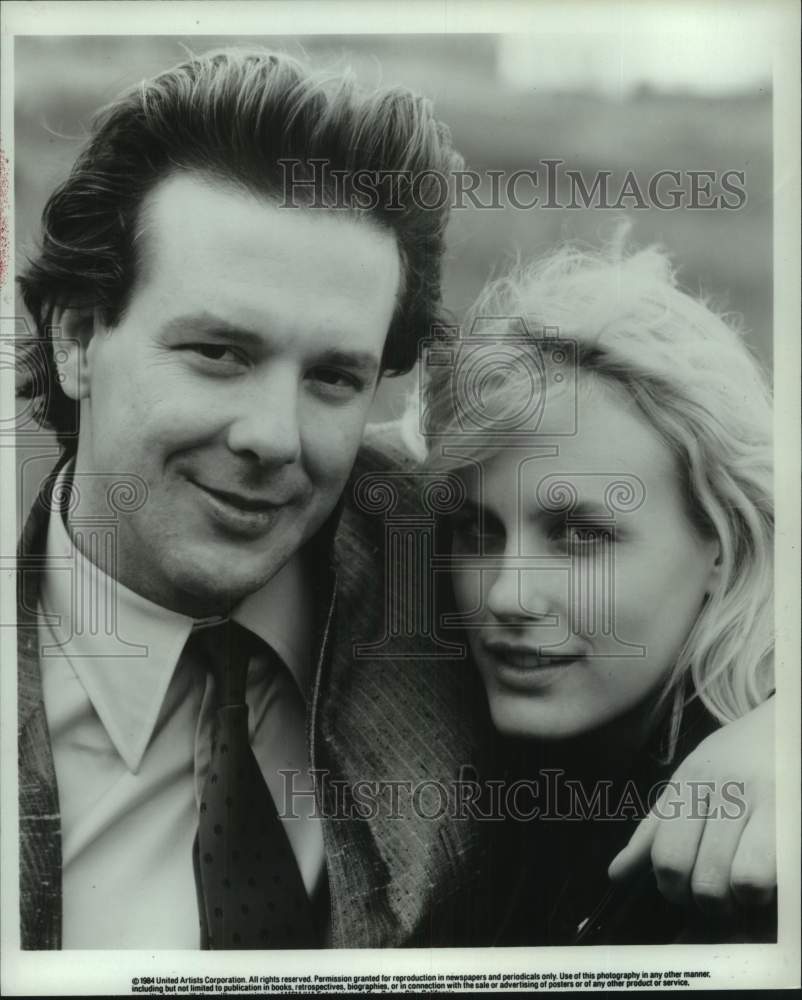 1984 Press Photo Mickey Rourke and Daryl Hannah in The Pope of Greenwich Village- Historic Images