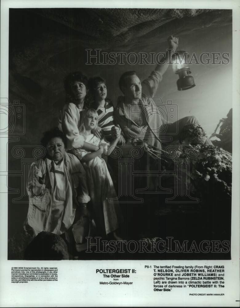 1986 Press Photo Scene from &quot;Poltergeist II: The Other Side&quot; - hcp11967- Historic Images