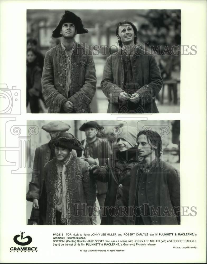 1999 Press Photo Scenes from &quot;Plunkett &amp; MacLeane&quot; Movie - hcp12018- Historic Images