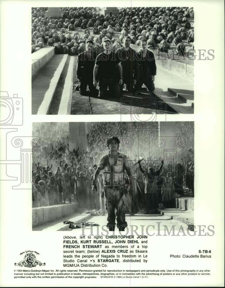 1994 Press Photo Scenes from &quot;Stargate&quot; Movie - hcp12048- Historic Images