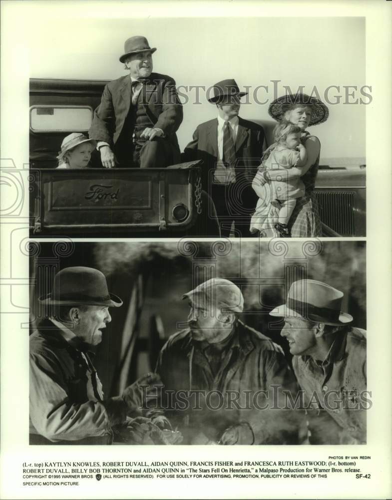 1995 Press Photo Scenes from &quot;The Stars Fell on Henrietta&quot; Movie - hcp12052- Historic Images