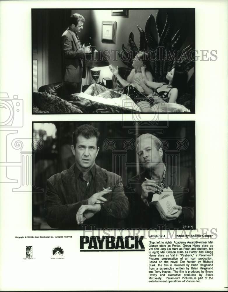 1999 Press Photo Scenes from &quot;Payback&quot; Movie - hcp12090- Historic Images