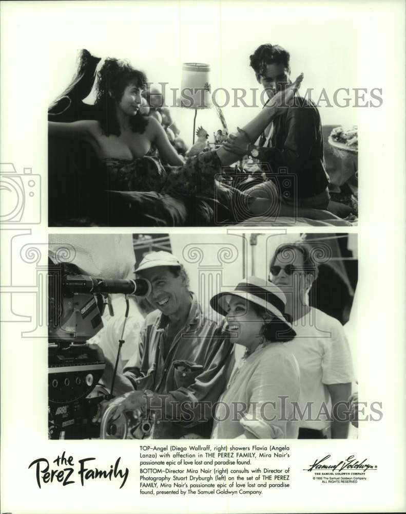 1995 Press Photo Scenes and Cast from &quot;The Perez Family&quot; - hcp12148- Historic Images