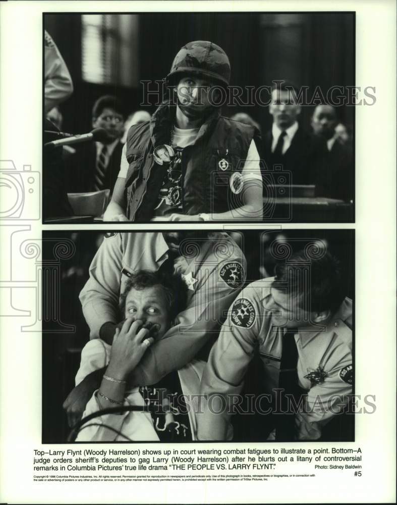 1996 Press Photo Scenes from &quot;The People vs. Larry Flynt&quot; - hcp12157- Historic Images