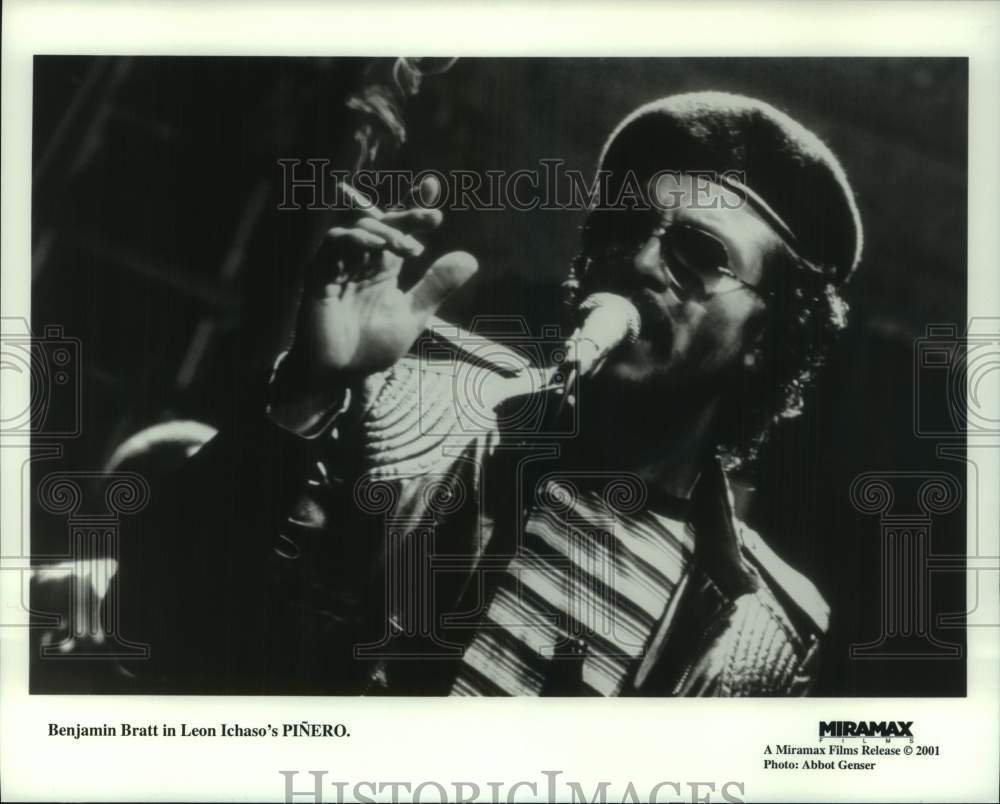 2001 Press Photo Actor Benjamin Bratt in scene from the movie Pinero.- Historic Images