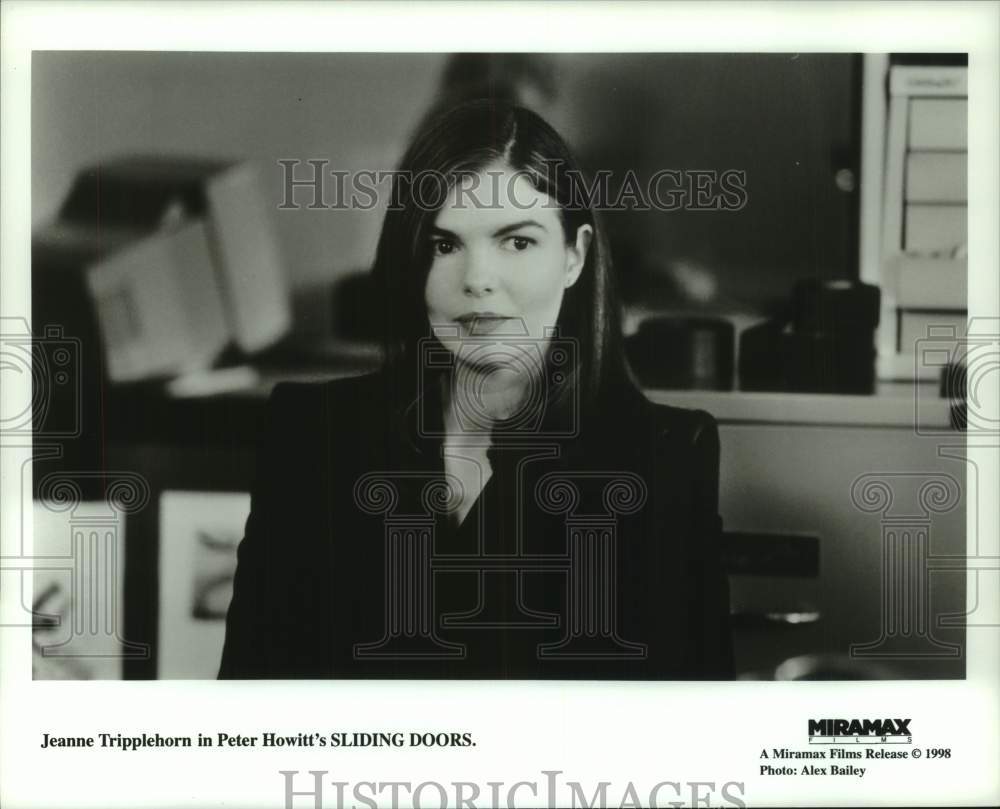 1998 Press Photo Jeanne Tripplehorn Stars in Peter Howitt&#39;s &quot;Sliding Doors&quot;- Historic Images