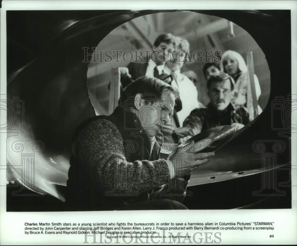 1984 Press Photo Scene from Movie &quot;Starman&quot; Starring Charles Martin Smith- Historic Images