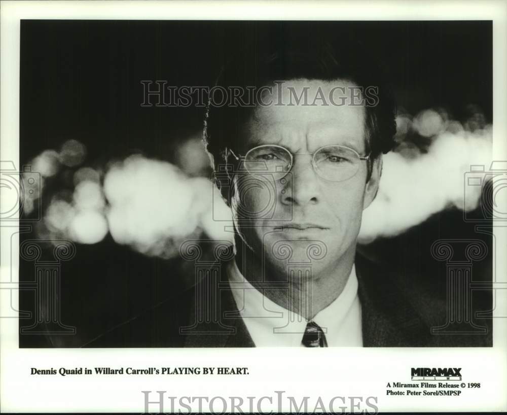 1998 Press Photo Movie Scene from &quot;Playing by Heart&quot; Starring Dennis Quaid- Historic Images